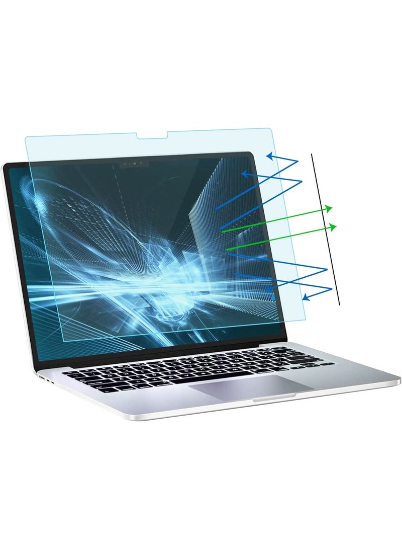 Screen Protector for New 2025-2023 MacBook Air 15 inch (Model: A3241 A3114 A2941) with M4 M3 M2 chip, Eye Protection Anti Blue Light Anti Glare for MacBook Air 15.3 inch Laptop Blocking Filter - Image 1